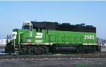 BN 2983 GP39V, ex-GMO 641-ICG 2541-PAL 2541,  La Crosse, Wisc. 4-09-99